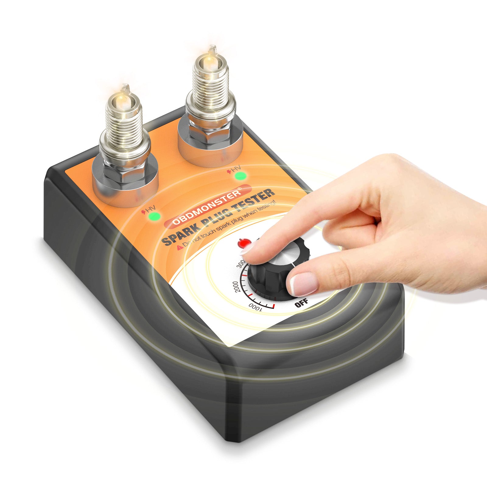OBDMonster TE600 Spark Plug & Ignition Coil Tester | 0–6000 RPM
