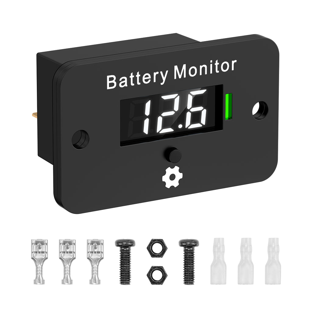 OBDMonster BM280 Battery Monitor | 12V–72V Voltage & Capacity Meter