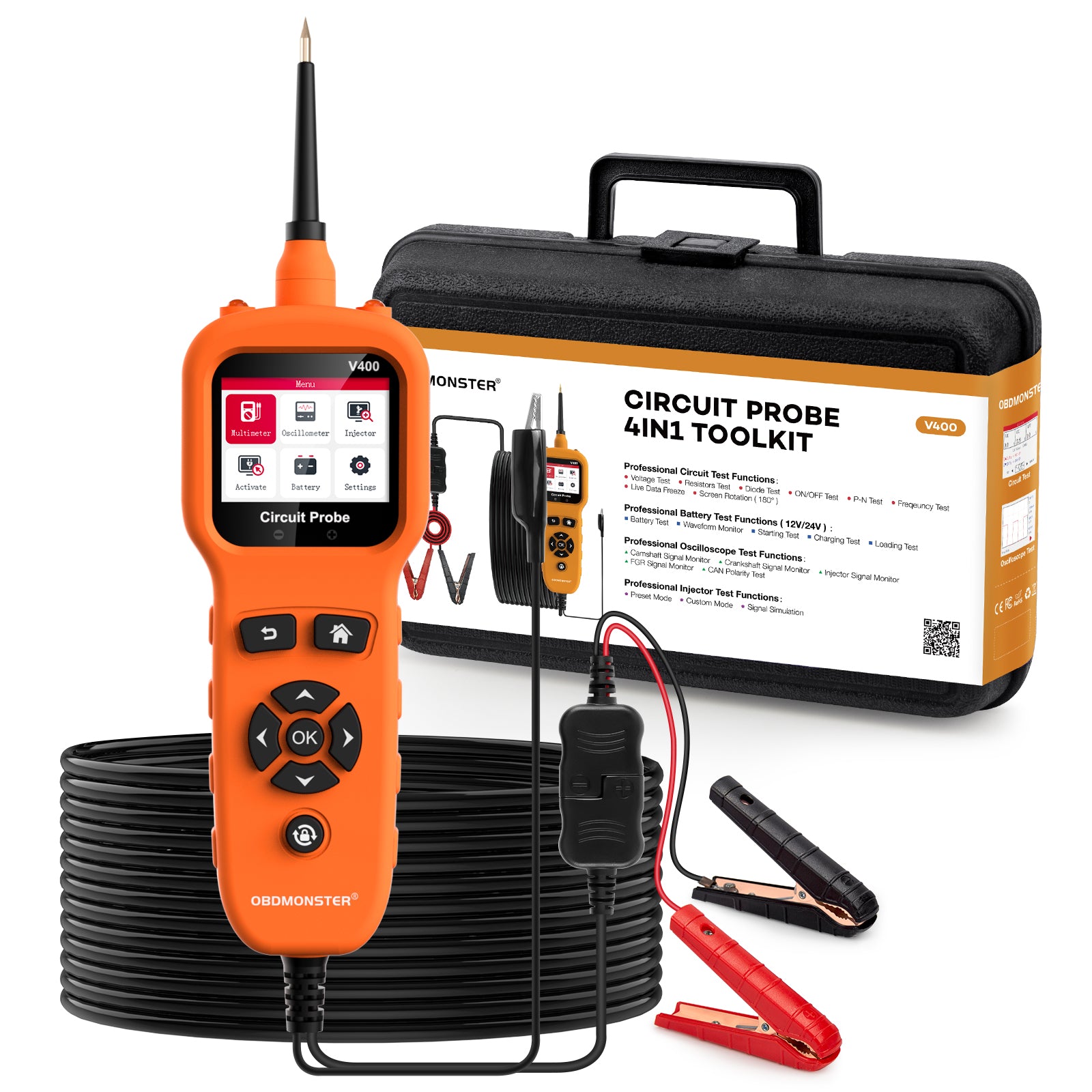 OBDMonster V400 Circuit Tester | 12-24V Short Open Circuit Finder