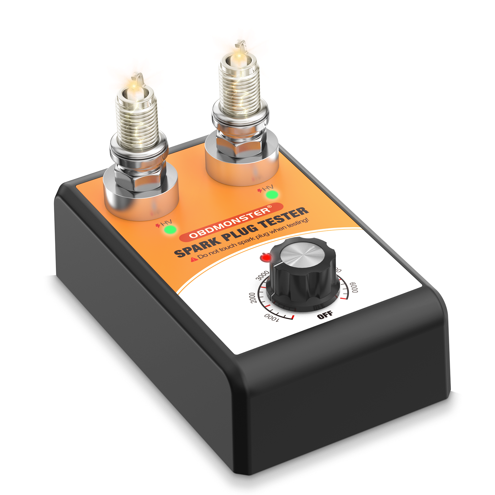 OBDMonster TE600 Spark Plug & Ignition Coil Tester | 0–6000 RPM