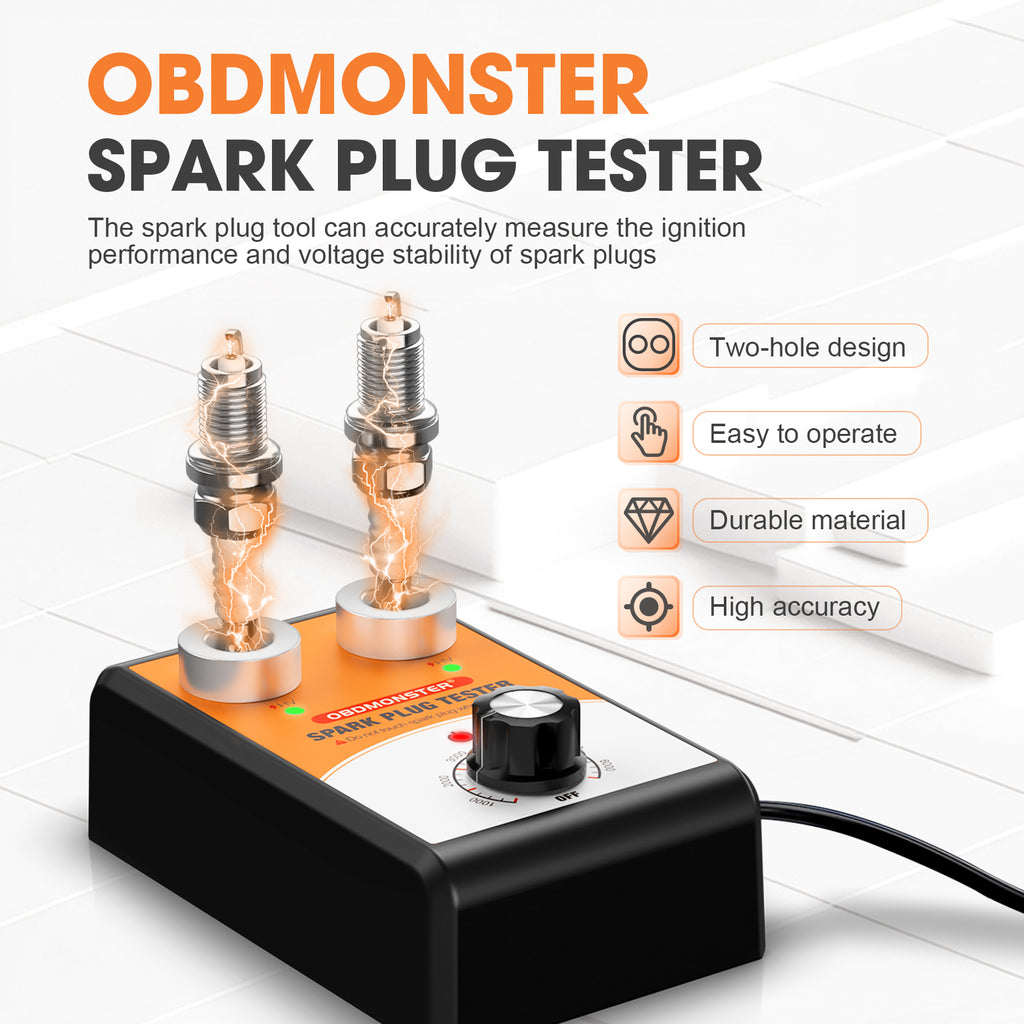 OBDMonster TE600 Spark Plug & Ignition Coil Tester | 0–6000 RPM