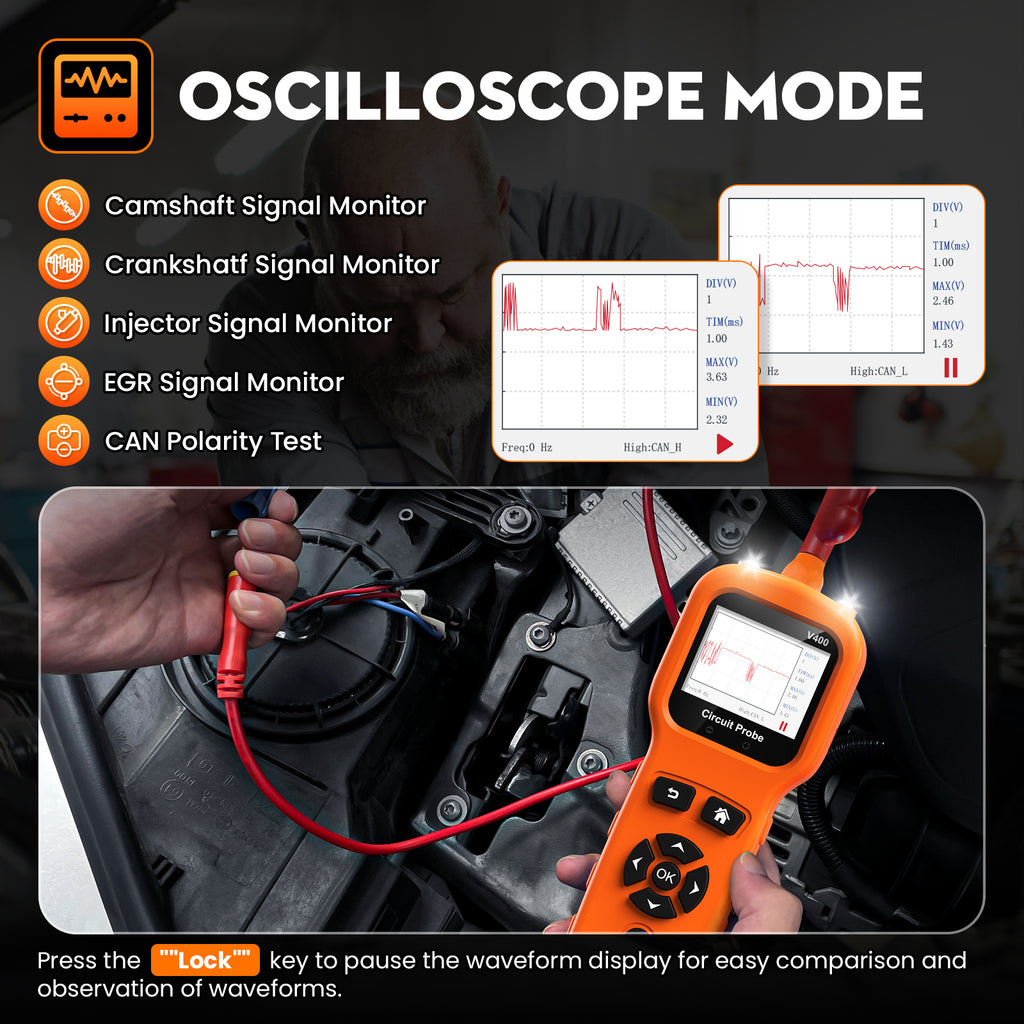 OBDMonster V400 Circuit Tester | 12-24V Short Open Circuit Finder