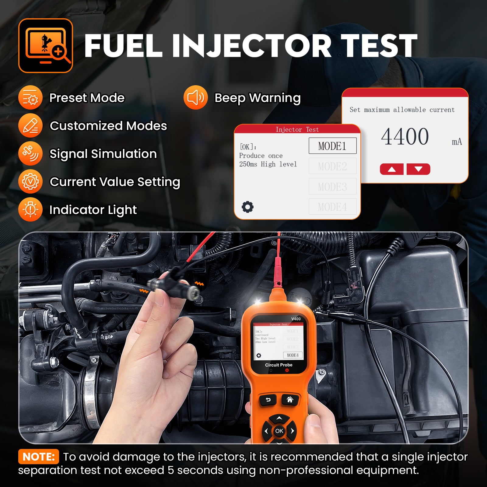 OBDMonster V400 Circuit Tester | 12-24V Short Open Circuit Finder