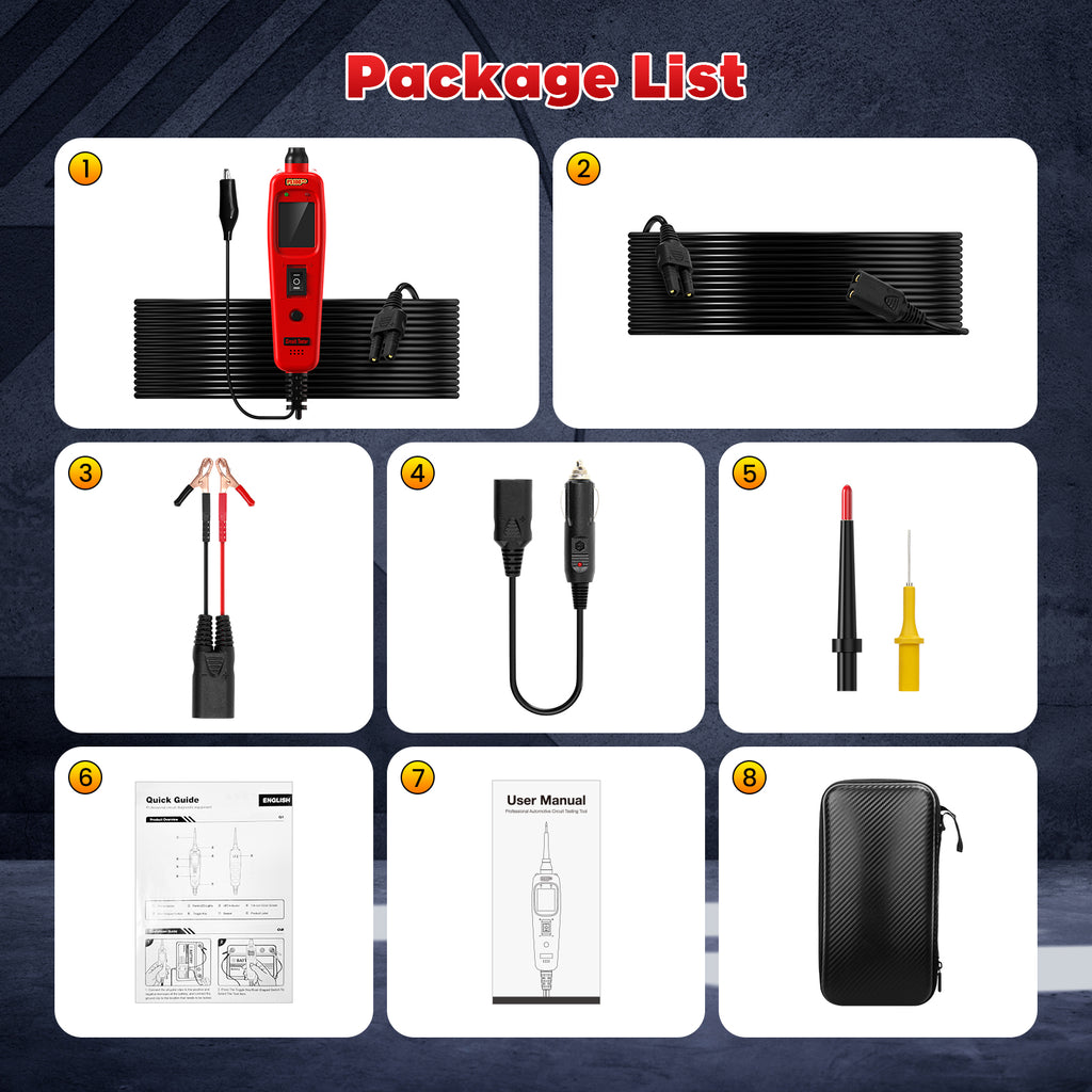 OBDMonster PS100 Pro Automotive Circuit Tester | 12V 24V Power Probe